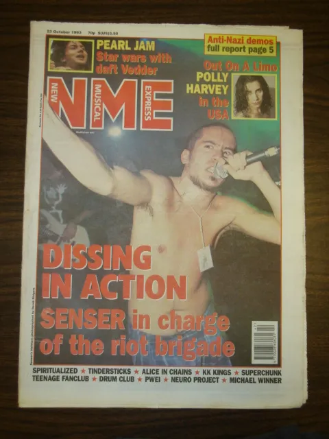 Nme 1993 Oct 23 Senser Pearl Jam Alice In Chains Pwei