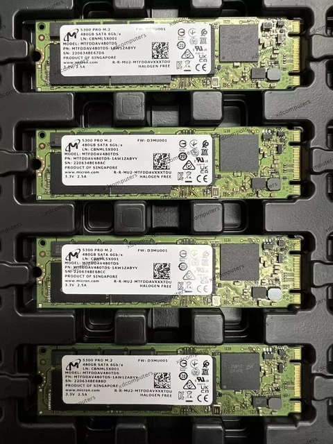 SSD Micron 7450 Pro 480GB NVMe M.2 2280 | Gen4 X4, Alta Velocidad