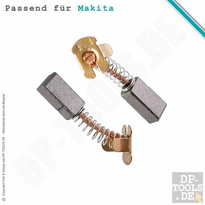 BFT 2 Spazzole Carbone per MAKITA Trapano a Batteria bft 083 4,9x5,9x12mm CB-434 
