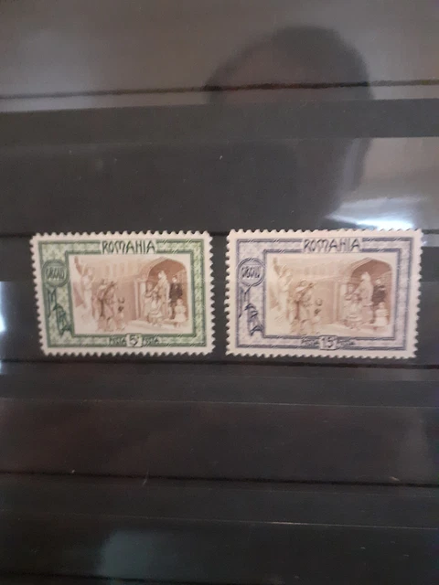 Briefmarken aus Rumänien.Mi.nr.209+211,ungebraucht mit falz.