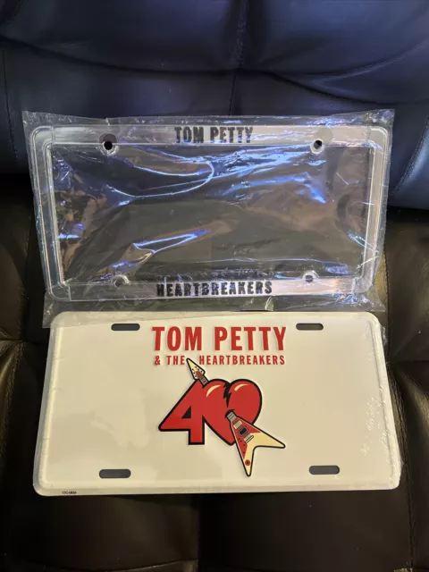Tom Petty & The Heartbreakers 40th Anniversary Tour License Plate Frame New