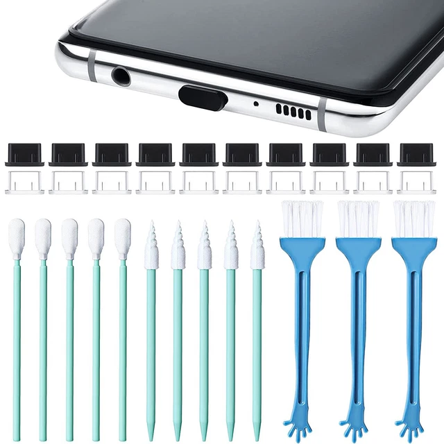 Metal Antidust Plugs Compatible For Mobile Phone Type C Interface Included