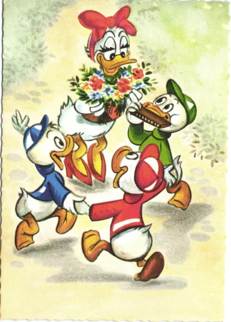 PC DISNEY DAISY DUCK HUEY LOUIE AND DEWEY Vintage Postcard b43843 EUR 11 99 PicClick FR