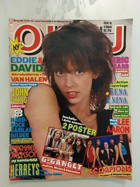 Nena /Nina Hagen/KIss/Michael Jackson/Cyndi Lauper - Very rare from Sweden 1984