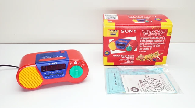 my first sony ICF-C6000 clock radio