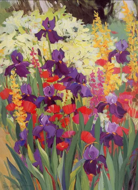 36"Large Home Wall Decor Art oil painting Flowers 100%handpainted on canvas