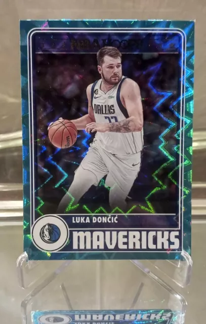 2023-24 Luka Doncic Teal Explosion No. 295 Panini NBA Hoops READ Why