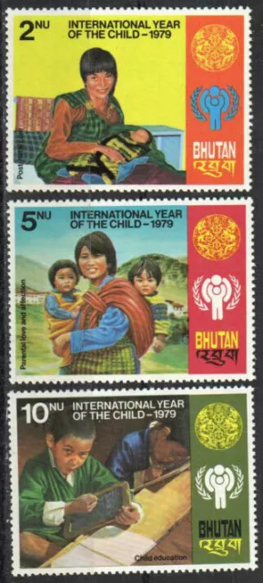 Bhutan Stamp 289-291  - International Year of the Child