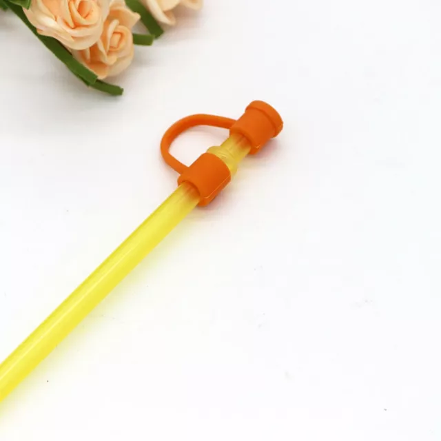 Straw Cover Set Reusable Drinking Straw Tips Compatible With 6 8 mm 10 Colors