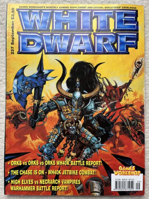 White Dwarf Magazine 237 Games Workshop September 1999