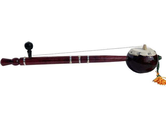 Professionnel Ektaraa Bois Pour Indien Folk Et Classique Musique, 50.8cm, Orange