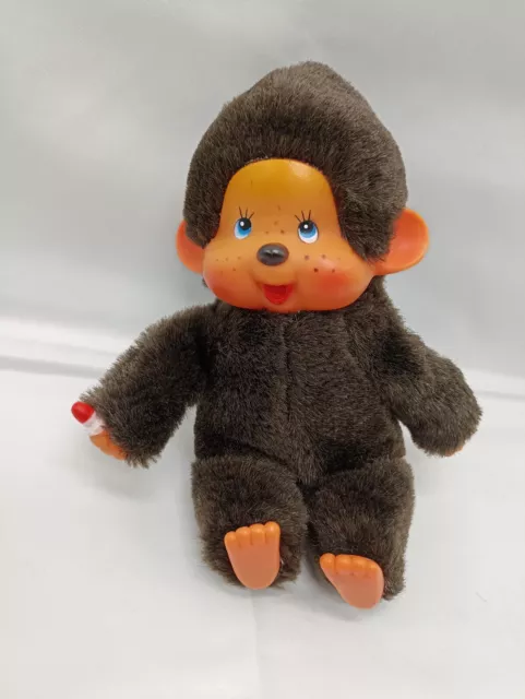 Monchichi Monchhichi Sekiguchi Japan Monchi Plüsch Sitzend ca18cm Stofftier Nr.7