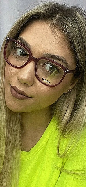 Nuevo marco de gafas para mujer LIU JO LJ 2625 628 rojo fresa mate 51 mm Rx