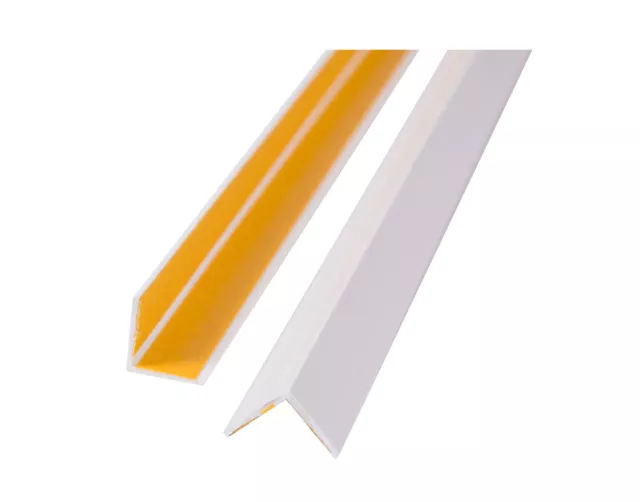Hart-PVC Winkelprofil Selbstklebend Kantenschutz Eckenschutz Winkelleiste  150cm
