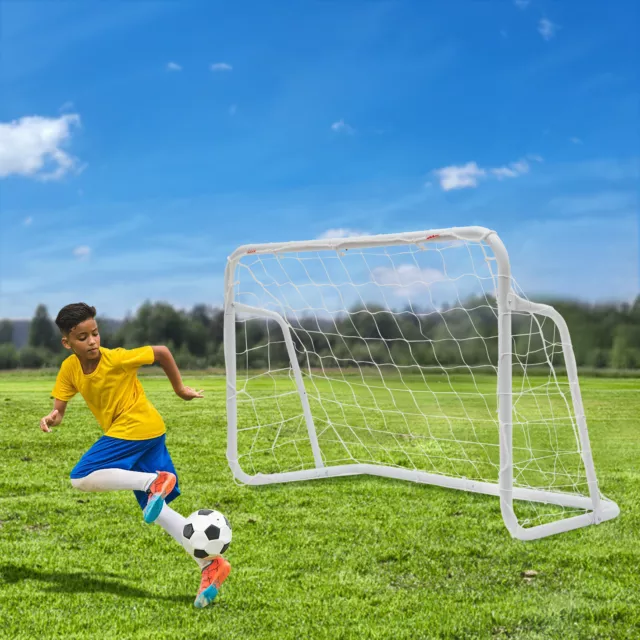 120×60×80cm Fußballtor Kinderfußballtor mit Tornetz für Sport Garten Freizeit DE