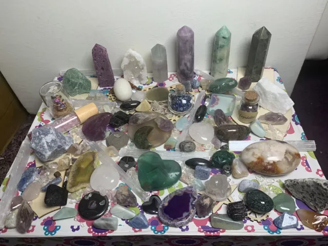 Large Crystal Job Lot/ bundle 1.55kg+