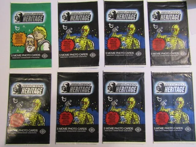 Topps 2004 Star Wars Heritage  Empty Wrappers NO CARDS (SW6)