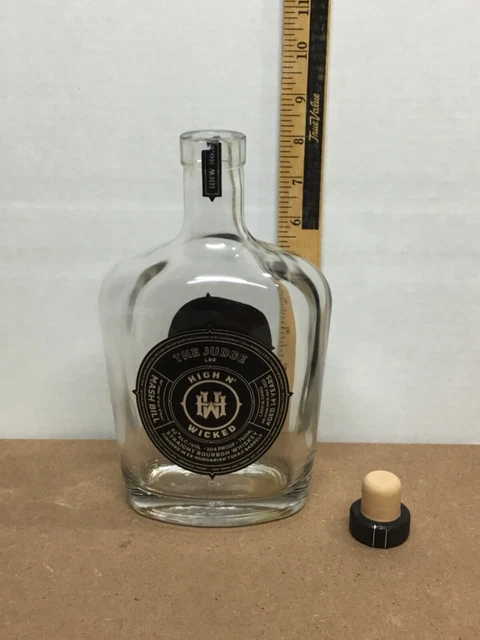 Empty High n’ Wicked The Judge bourbon 750 ml bottle
