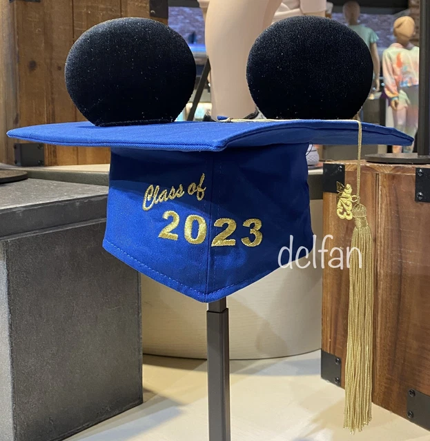 DISNEY PARKS CLASS Of 2023 Mickey Ears Graduation Mortarboard Cap