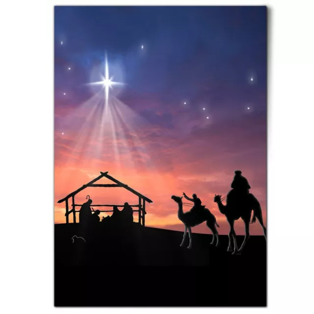 A1 - Christmas Nativity Scene Jesus Shepherds Poster 59.4x84.1cm180gsm Print #44