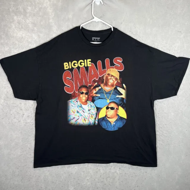 A1 THE NOTORIOUS BIG Biggie Smalls T Shirt Adult 4XL Black Rap Tee Mens ...