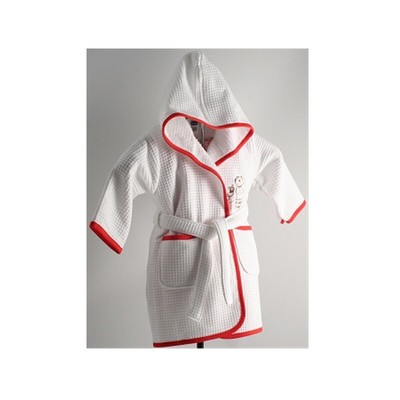 Bathrobe 100%Cotone Chicco CHICCO Accappatoio Piquet Rosa Lumachina 12m 