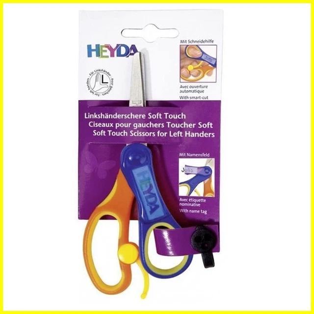 Tijeras para niños zurdos Soft Touch tijeras de manualidades,
