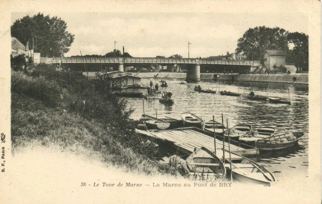 Le Tour de Marne-La Marne au Pont de BRY CPA Saintry - L'Arcadie (180160)