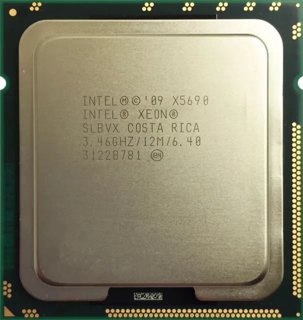 Intel Xeon X5690 / 6x 3,46 GHz / SLBVX Six-Core 6-Core Socket 1366 Sockel CPU