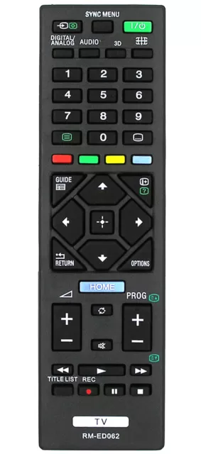 Ersatz Fernbedienung für SONY RM-ED062 | RMED062 TV Remote Control