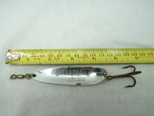 VINTAGE LUHR JENSEN KROCODILE Spoon Fishing Lure Die #5 Made in