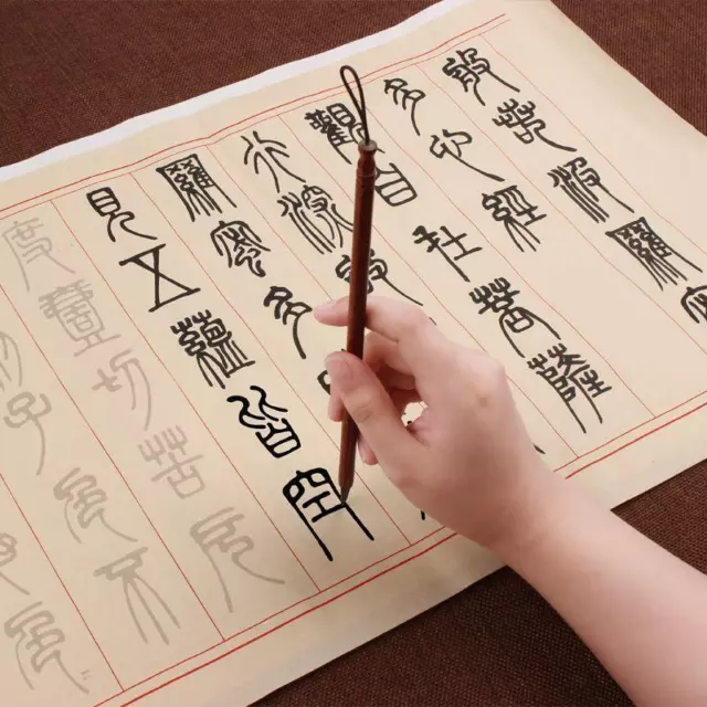 Chinese Calligraphy Copybook Seal Script Heart Sutra Beginner Brush Copy Book