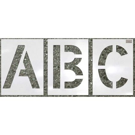 C.H. Hanson 70412 Stencil,Letter Kit,29Pcs.,4 X 2-3/4 In., 70412