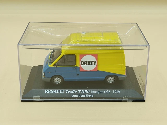1/43 Renault Trafic T1100 Fourgon Tôlé "Darty" 1989 UH Universal Hobbies M6
