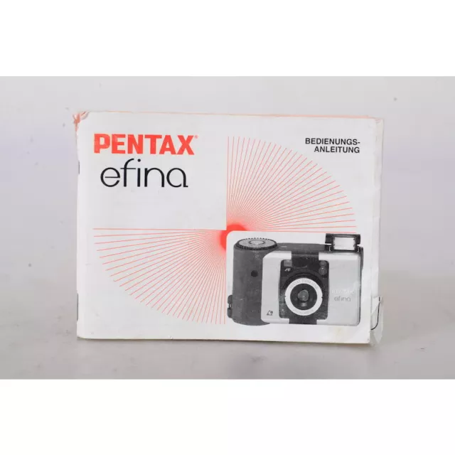 Pentax Efina Manual de Uso / Instrucciones En Alemán