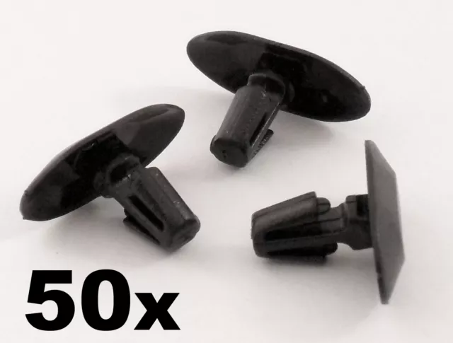 50 PEUGEOT Plástico Cinta aislante -clips para GOMA PUERTA juntas, Tapa CLIPS