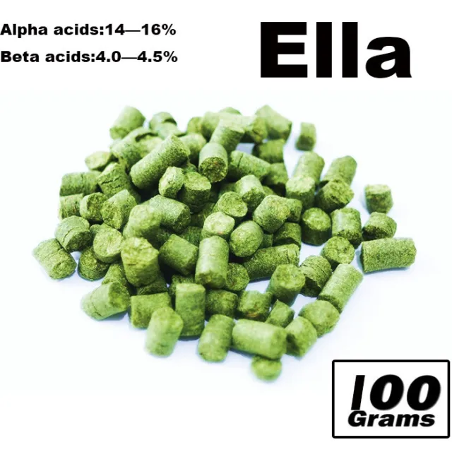 100g Ella Alpha Acid 14-16%  AU Ella Hops Pellets  Home Brew