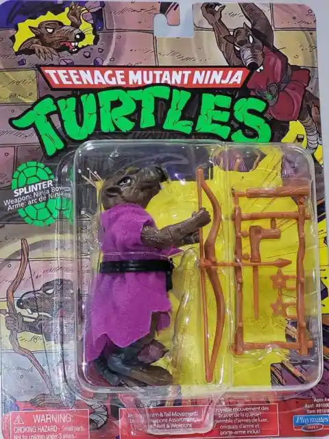 SPLINTER 2023 Teenage Mutant Ninja Turtles Classic Retro 4" Figure Playmates