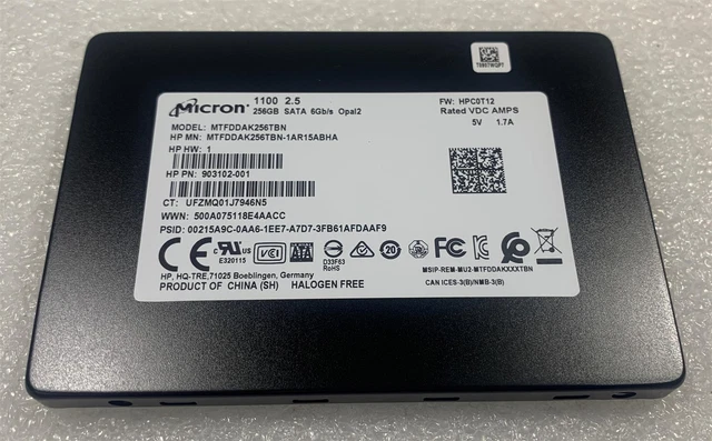 SSD Interne Micron RealSSD P400E – 200 Go – SATA – 2,5 Pouces (Modèle MTFDDAK200MAR)