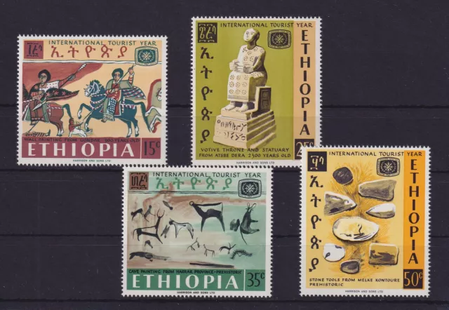 Äthiopien 1967 Jahr des Tourismus - Historische Artefakte Mi.-Nr. 572-575 **