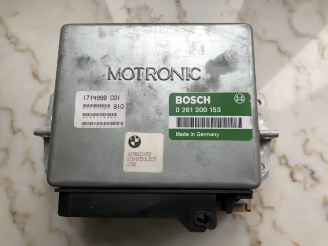 BMW 3er E30 325i 325ix M20 Motronic Motorsteuergerät ECU BOSCH 0261200153 defekt