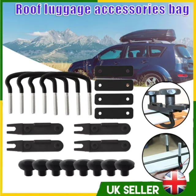 STAINLESS STEEL UNIVERSAL Roof Box Car Van Mounting Fitting Kit U-Bolts  Clamps £19.95 - PicClick UK