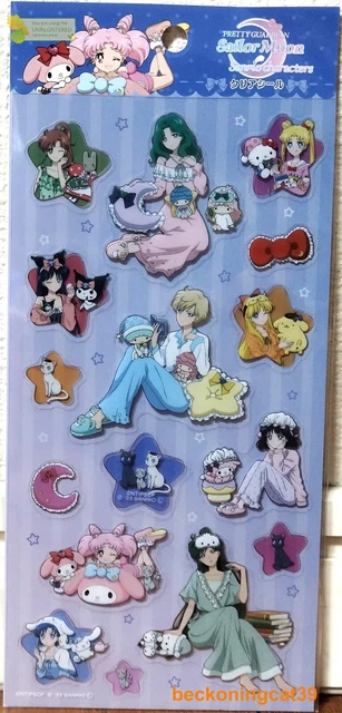 SANRIO CHARACTER X Sailor Moon Clear Sticker Hello Kitty My Melody MADE ...