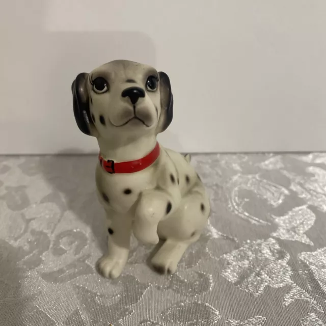 VINTAGE JOSEF ORIGINALS DALMATION CERAMIC DOG FIGURINE - 1960's