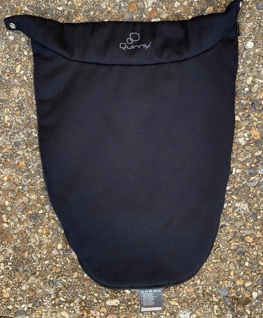 Quinny foldable carrycot zip on replacement apron - Black