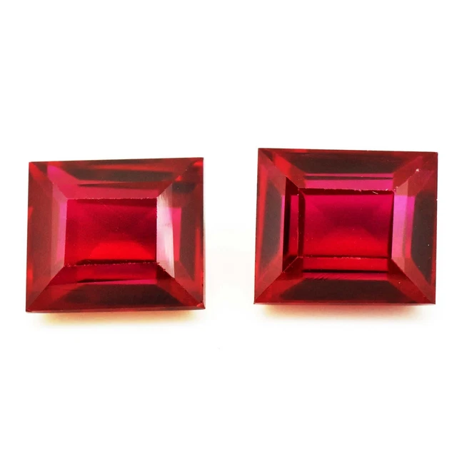3 Rubis Naturels Rouge Rose D'Afrique - Tailles 2-3.5 Mm, 0.87 Ct, Traités Thermiquement