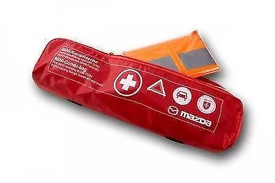 Genuine Mazda Emergency Mini-Combi-Bag With Mazda Logo Triangle Vest First Aid