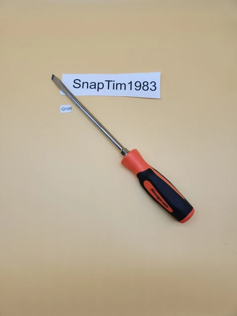 Snap On  SGD8B  3/8 Tip 8 Inch Shank Screwdriver  Orange USA