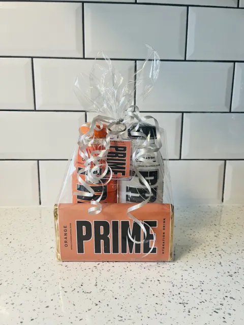 PRIME Hamper Gift. Orange Flavour Prime & Meta Moon, Chocolate Bar & Keyring