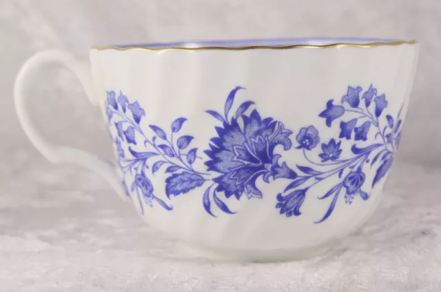 Minton Hardwick Hall blue & white cup saucer side plate trio china